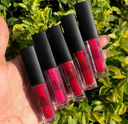 3CE 10-Piece Lipstick And Lip Tint - Cosmetic Product Designed For Lip Makeup And Daily Beauty Routine (Mix Color)